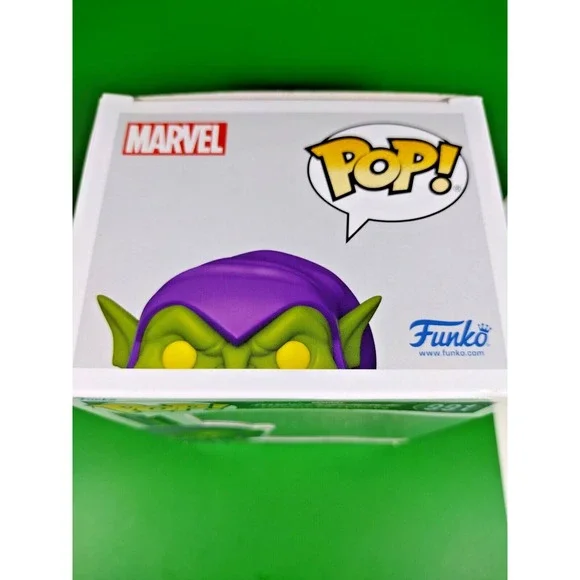 Funko POP! Marvel Monster Hunters Green Goblin 991 Multicolor Bobble Head - Picture 4 of 5